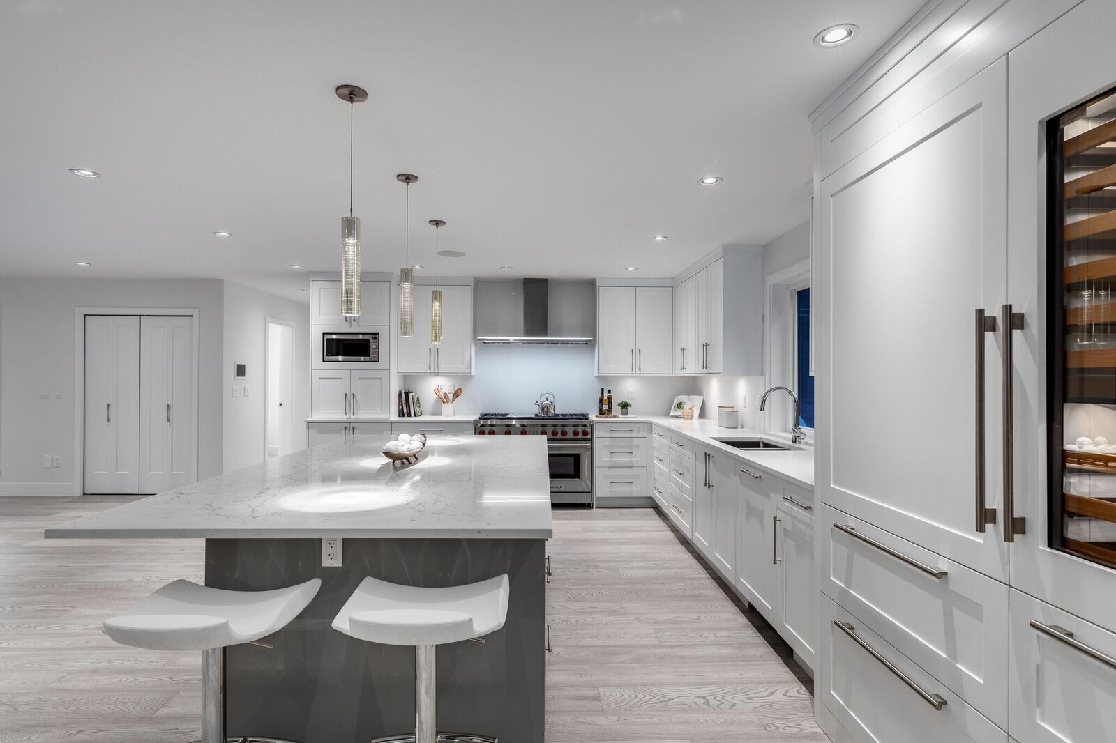 Custom craftsman home interior