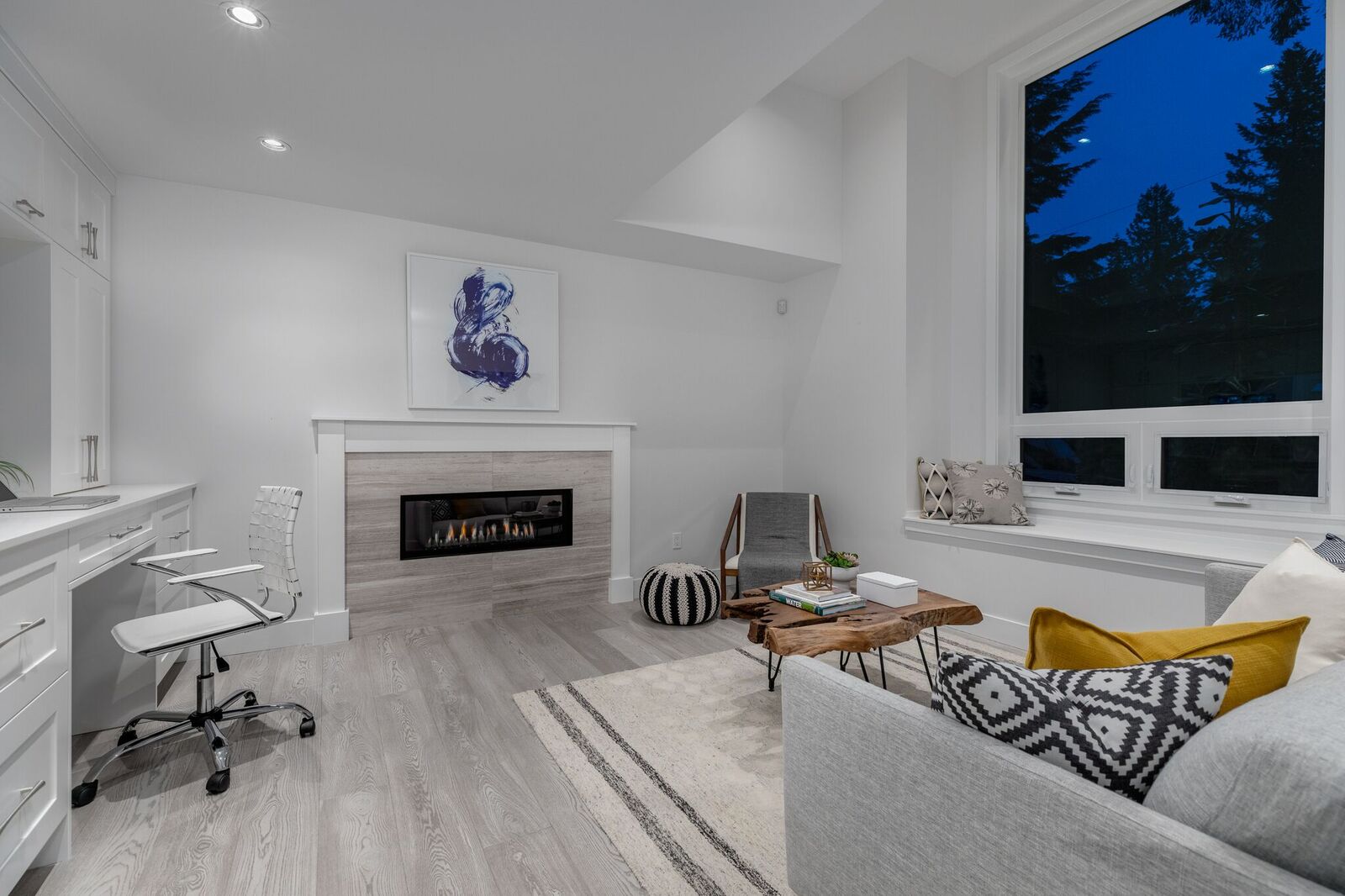 Custom craftsman home interior